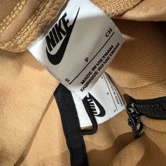 Tan Nike Tech fleece hoodie and pants sweatsuit - Picture 2 of 7
